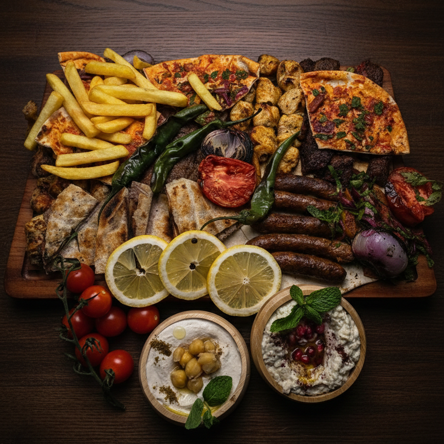 Beiruti mixed grill platter